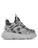 Buffalo Сникърси Cld Grid 1636028 Silver / Black - Mera.bg