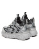 Buffalo Сникърси Cld Grid 1636028 Silver / Black - Mera.bg