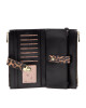 CAFèNOIR Голям дамски портфейл C4AO0302 Nero/Maculato N013 - Mera.bg