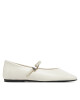 Calvin Klein Балеринки Ballerina New Buckle - Lth HW0HW02483 Бежов - Mera.bg