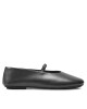 Calvin Klein Балеринки Ballerina W/Strap Pearl Lth HW0HW02136 Черен - Mera.bg
