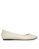 Calvin Klein Балеринки Flat Mary Jane - Lth HW0HW02341 Екрю - Mera.bg