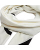 Calvin Klein Бандана Aop Logo Jaquard Scarf 130X130 K60K611125 Marshmallow YAL - Mera.bg