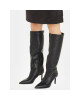 Calvin Klein Ботуши Geo Stiletto Knee Boot 70 HW0HW01691 Черен - Mera.bg