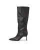 Calvin Klein Ботуши Geo Stiletto Knee Boot 70 HW0HW01691 Черен - Mera.bg