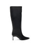 Calvin Klein Ботуши Heel Knee Boot 70 Lth HW0HW02162 Черен - Mera.bg