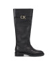 Calvin Klein Ботуши Rubber Sole Knee Boot W/Hw HW0HW01689 Черен - Mera.bg