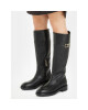 Calvin Klein Ботуши Rubber Sole Knee Boot W/Hw HW0HW01689 Черен - Mera.bg