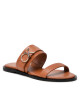 Calvin Klein Чехли Almond Flat Slide Whdw HW0HW00679 Cognac GE6 - Mera.bg