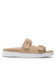 Calvin Klein Чехли Ergonomic Slide W/ Mtl Loop-Su HW0HW01156 Moccasin PDU - Mera.bg