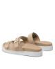 Calvin Klein Чехли Ergonomic Slide W/ Mtl Loop-Su HW0HW01156 Moccasin PDU - Mera.bg