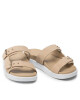 Calvin Klein Чехли Ergonomic Slide W/ Mtl Loop-Su HW0HW01156 Moccasin PDU - Mera.bg