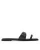 Calvin Klein Чехли Flat Slide Lth HW0HW02071 Черен - Mera.bg