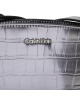 Calvin Klein Дамска чанта Ck Code Ew Xbody Croco K60K608885 Сребрист - Mera.bg
