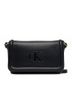 Calvin Klein Дамска чанта Bold Ck Flap Crossbody LV04F1027G Черен - Mera.bg
