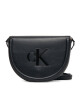 Calvin Klein Дамска чанта Bold Ck Saddle Crossbody LV04F3221G Черен - Mera.bg