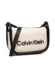 Calvin Klein Дамска чанта Calvin Resort Shoulder Bag Cnys K60K609578 Sand VHB - Mera.bg