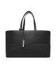 Calvin Klein Дамска чанта Ck Mixmedia Shopper_Raffia K60K613167 Черен - Mera.bg