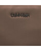 Calvin Klein Дамска чанта Ck Must Dbl Crossbody Rubberized K60K610189 Кафяв - Mera.bg