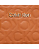 Calvin Klein Дамска чанта Ck Must Mini Tote Embossed K60K610193 Кафяв - Mera.bg