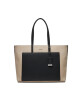 Calvin Klein Дамска чанта Ck Must Shopper Lg_Canvas K60K611361 Dk Ecru PC4 - Mera.bg