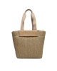 Calvin Klein Дамска чанта Ck Raffia Medium Shopper K60K613174 Кафяв - Mera.bg