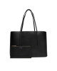 Calvin Klein Дамска чанта Foil Logo Tote W/Pouch LV04F3274G Черен - Mera.bg