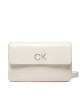 Calvin Klein Дамска чанта Re-Lock Dbl Xbody W/Flap Saff K60K609861 Бял - Mera.bg