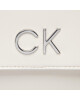 Calvin Klein Дамска чанта Re-Lock Dbl Xbody W/Flap Saff K60K609861 Бял - Mera.bg