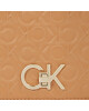 Calvin Klein Дамска чанта Re-Lock Double Gusett Xbody-Emb K60K611532 Кафяв - Mera.bg