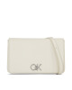 Calvin Klein Дамска чанта Re-Lock Double Gusett Xbody K60K611531 Екрю - Mera.bg