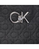 Calvin Klein Дамска чанта Re-Lock Drawstring Tote Bag Perf K60K609126 Черен - Mera.bg