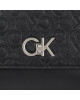 Calvin Klein Дамска чанта Re-Lock Ew Conv Crossbody-Emb K60K611533 Ck Black BAX - Mera.bg