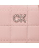 Calvin Klein Дамска чанта Re-Lock Quilt Camera Nyl K60K610640 Розов - Mera.bg