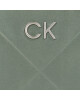 Calvin Klein Дамска чанта Re-Lock Quilt Crossbody - Satin K60K611299 Зелен - Mera.bg