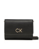 Calvin Klein Дамска чанта Re-Lock Trifold Sm W/Strap K60K611010 Черен - Mera.bg