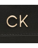 Calvin Klein Дамска чанта Re-Lock Trifold Sm W/Strap K60K611010 Черен - Mera.bg
