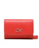 Calvin Klein Дамска чанта Re-Lock Trifold Sm W/Strap K60K611010 Червен - Mera.bg