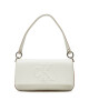 Calvin Klein Дамска чанта Sculpted Flap Shoulder Pouch LV04K3148G Бял - Mera.bg