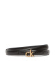 Calvin Klein Дамски колан Ck Buckle Skinny Belt 15Mm LV04F7034G Черен - Mera.bg