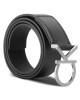 Calvin Klein Дамски колан Ck Logo Belt 3.5 K60K602141 80 Черен - Mera.bg