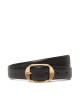 Calvin Klein Дамски колан Forged Pin Belt 25Mm LV04K7014G Черен - Mera.bg