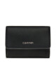 Calvin Klein Дамски портфейл Ck Must Small Trifold W/Zip LV04F1030G Черен - Mera.bg