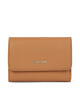 Calvin Klein Дамски портфейл Ck Must Trifold Sm K60K607251 Brown Sugar GA5 - Mera.bg