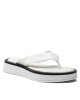 Calvin Klein Джапанки Flatform Tp Slide HW0HW00696 Ck White YAF - Mera.bg