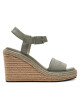 Calvin Klein Еспадрили Wedge Sandal 70 He HW0HW02050 Сив - Mera.bg