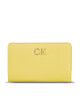 Calvin Klein Голям дамски портфейл Ck Daily Bifold Wallet K60K611917 Жълт - Mera.bg