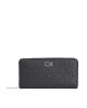 Calvin Klein Голям дамски портфейл Ck Daily Lg Z/A Wallet_Epi Mono K60K611771 Черен - Mera.bg