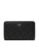 Calvin Klein Голям дамски портфейл Ck Daily Md K60K612683 Черен - Mera.bg