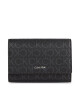 Calvin Klein Голям дамски портфейл Ck Must Bifold/Cardhldr_Epi Mono K60K611775 Черен - Mera.bg